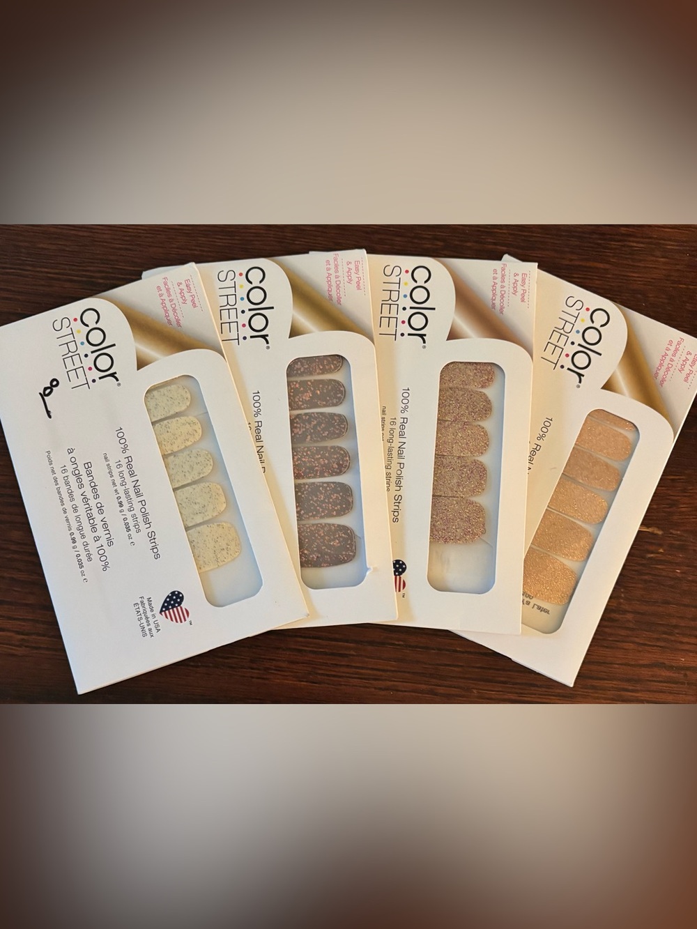 Color Street Polish Polish Strips 4 packs